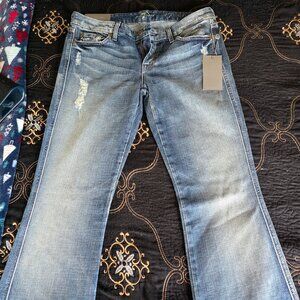 7forallmankind 'a' pocket flare leg